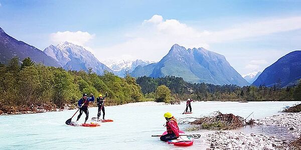 Fluss SUP Tour auf der Loisach
