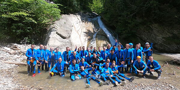 Canyoning Starzlachklamm - Super Schluchtenabenteuer in Bayern