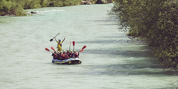 Rafting Loisach für Firmen bei Garmisch
