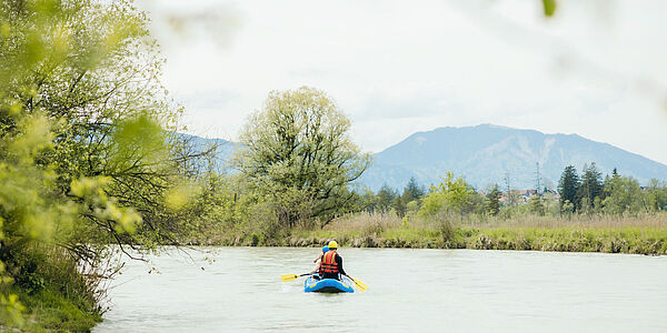 Kanutour auf der Loisach