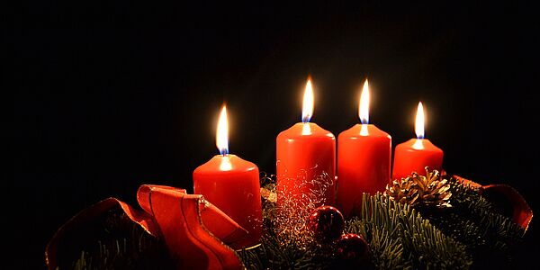 Adventskranz binden