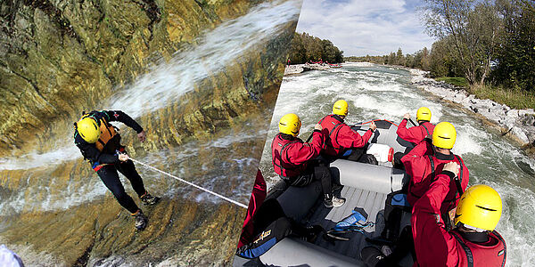 Rafting & Canyoning Wochenend/Package bei München