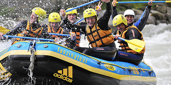 Rafting am Inn für Firmen