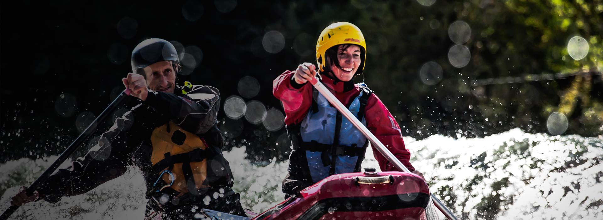 Kanu auf der Isar in Bayern